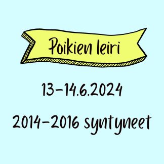 Poikien leiri 13.-14.6.2024 2014-2016 syntyneet (20202)