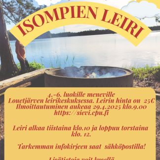 Isompien leiri 17.-19.6.2025 4-6. luokille meneville (20202)